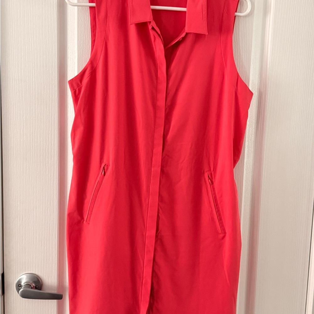 Beautiful red collar jacket